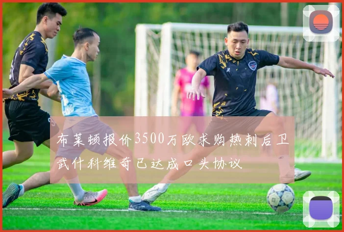 布莱顿报价3500万欧求购热刺后卫武什科维奇已达成口头协议
